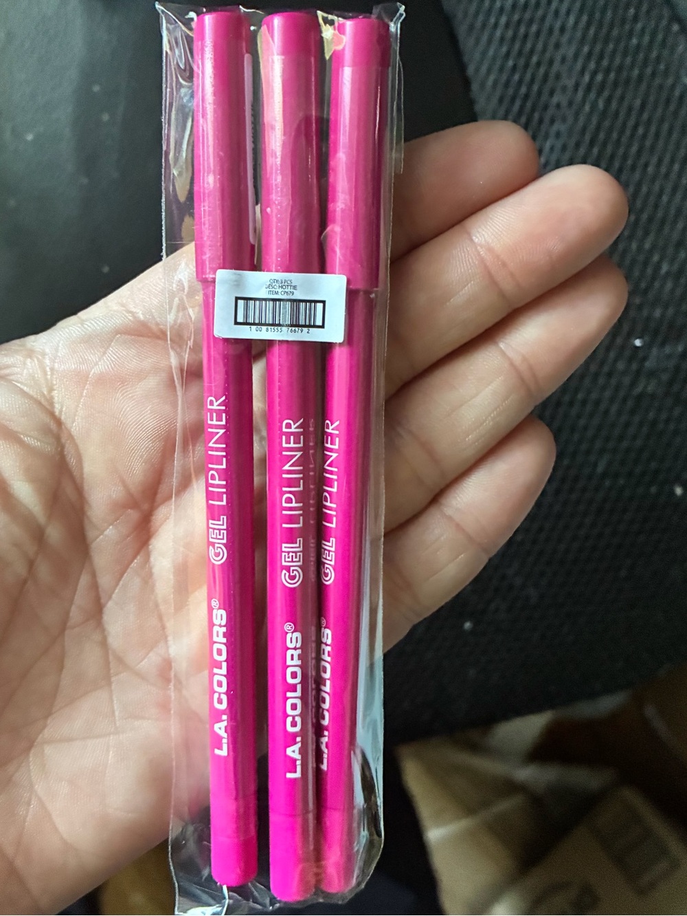 L.A. Colors Hot Pink Gel Lipliner Trio CP679
